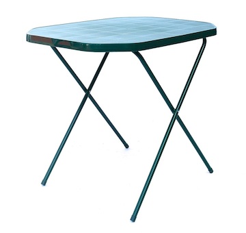 Dajar Stůl CAMPING 53x70 - zelený 604/2