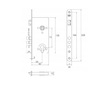Assa Abloy Zámek Lob 72/50 trnový ZT7514B na vložku