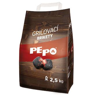 Brikety PE-PO 2.5  kg, dřevěné, ke grilování 2210644