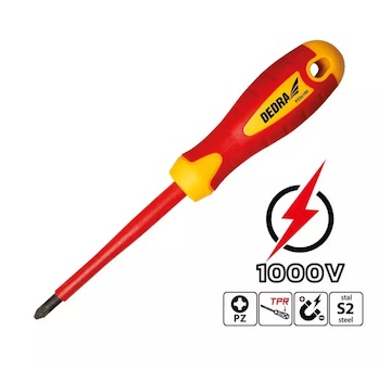 Dedra 06B022 Izolovaný šroubovák PZ2x100mm
