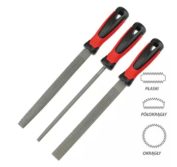 Dedra 06C023 Sada rašplí na dřevo 200mm