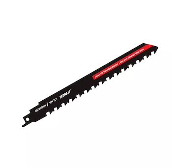 Dedra 08T250HM Pilový list pro šavlovou pilu 240/190mm, pórobeton, HM