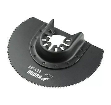 Dedra 08T400 Půlkruhový kotouč na dřevo, HCS, prům. 87 mm