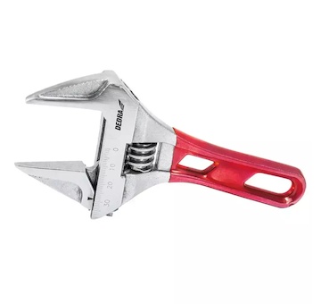 Dedra 12B014 Nastavitelný klíč krátký 140mm, rozsah čelistí 0–34mm, CRV