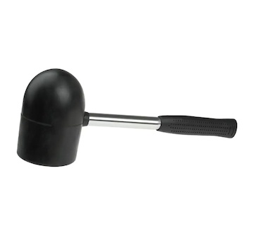 Dedra 13M160 Klempířské gumové kladívko 90 mm, ocelová rukojeť