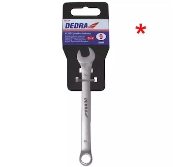 Dedra 1447P 13mm CrV klíč očkoplochý, s věšákem
