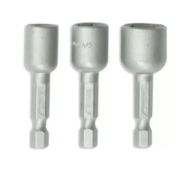 Dedra 18A09S1 Sada magnetických nástavců 3ks: 8,10,13x48mm, 1/4''