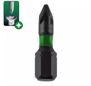 Dedra 18A51PZ40-02 Rázové šroubovací bity Pozidriv PZ4x25 mm,2 ks