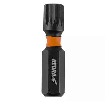 Dedra 18A56M050-02 Rázové šroubovací bity 8x32mm, Spline M5,2ks