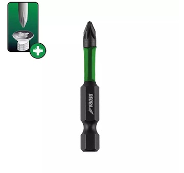 Dedra 18A61PZ30-02 Rázové šroubovací bity Pozidiv PZ3x50mm,2ks