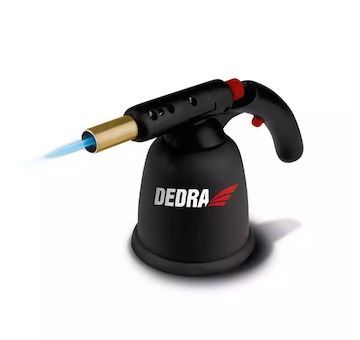 Dedra 31A010 Plynová let lampa s PIEZO zapalováním, plastový kryt