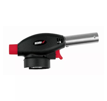 Dedra 31A032 Plynový hořák s PIEZO zapalováním, 3 kW, 218 g/h,1200°C