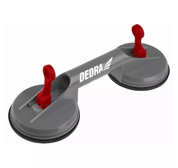 Dedra DED06P02 Přísavka na sklo dvojitá 2x 118 mm, max. 60 kg