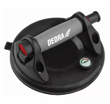 Dedra DED06P30 přísavka s vakuovou pumpou a manometrem, 200 mm, max. 120 kg
