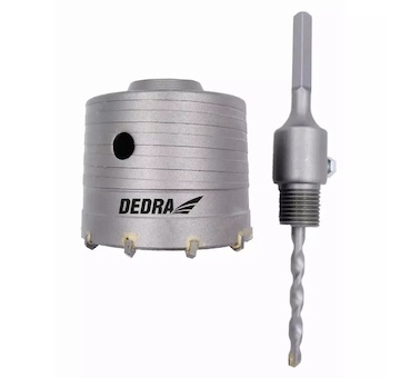 Dedra DED1506-X Korunkový vrták 80mm s úchytem HEX