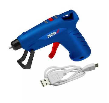 Dedra DED7548 Tavná lepicí pistole 15W,7-8 mm, USB bezdrátová
