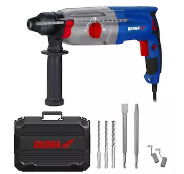 Dedra DED7852 vrtací kladivo SDS PLUS 1050W, 0-980ot./min, 3 funkce, kufr