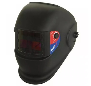 Dedra DES001 Svářecí helma, černá, průhled: 95x36mm