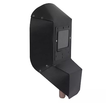 Dedra DES012 Svářecí štít 235x385x85mm, filtr80x100mm,rukojeť dřevěná