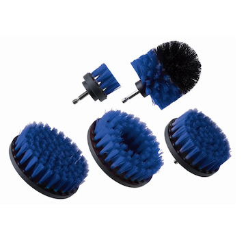 Dedra F55-005 Čistící kartáčky, pro vrtačky, sada 5 ks, nylon, šestihran,6mm