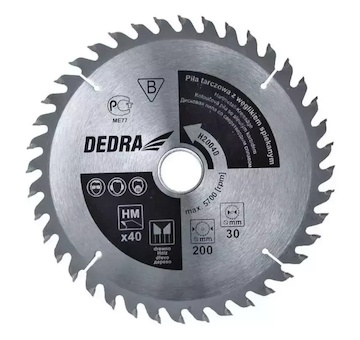 Dedra H12524D Pilový kotouč do dřeva 24z průměr 125x12,75 mm