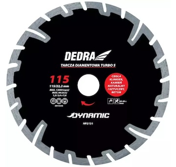 Dedra HP2131 Kotouč Super Segment 115/22,2mm Dynamic