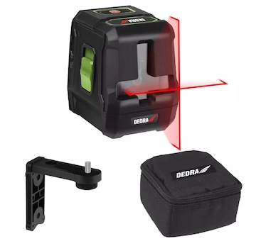 Dedra MC0901 Křížový laser, červený