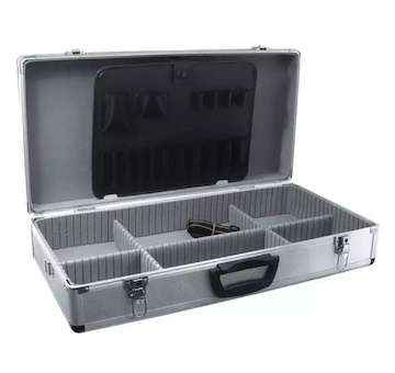 Dedra N0007 Aluminiový kufřík na nářadí 640x320x150 stříbrný