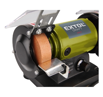 EXTOL CRAFT 410112 bruska stolní dvoukotoučová s přímou bruskou, 120W