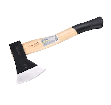 EXTOL CRAFT 971106 sekera s kvalitní jasanovou násadou, 600g