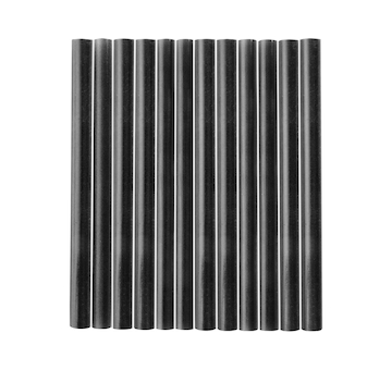 EXTOL CRAFT 9912 tyčinky tavné, černá barva, pr.7,2x100mm, 12ks