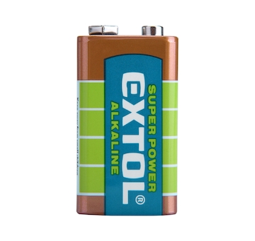 EXTOL ENERGY 42016 baterie alkalické, 1ks, 9V (6LR61)