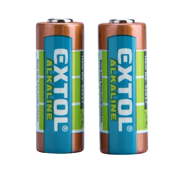 EXTOL ENERGY 42017 baterie alkalické, 2ks, 12V (23A)