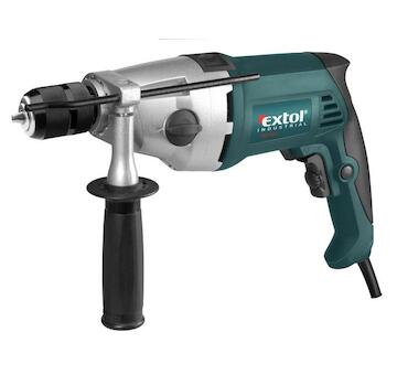 EXTOL INDUSTRIAL 8790051 vrtačka s příklepem, Click-lock, 1050W
