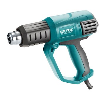 EXTOL INDUSTRIAL 8794800 pistole horkovzdušná s plynulou regulací teploty a proudu vzduchu, 2000W