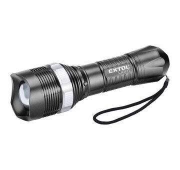 EXTOL LIGHT 43116 svítilna 40lm, ZOOM, 1W LED, ABS plast