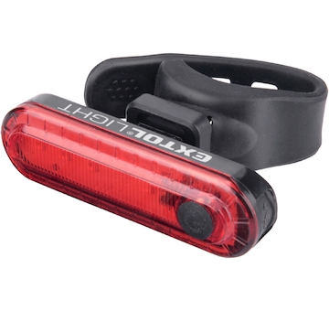 EXTOL LIGHT 43138 světlo červené na kolo 30lm, USB nabíjení