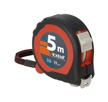 EXTOL PREMIUM 3155 metr svinovací, 5m, š. pásku 19mm