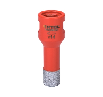 EXTOL PREMIUM 8801863 korunka vykružovací diamantová, O 14mm, závit M14