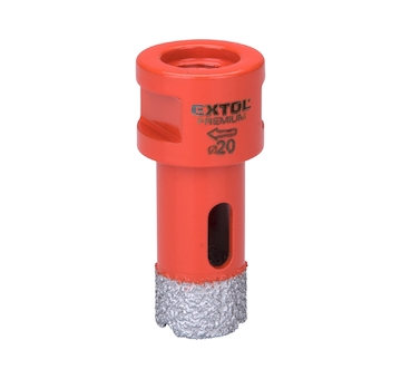 EXTOL PREMIUM 8801866 korunka vykružovací diamantová, O 20mm, závit M14