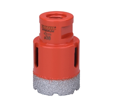 EXTOL PREMIUM 8801869 korunka vykružovací diamantová, O 38mm, závit M14