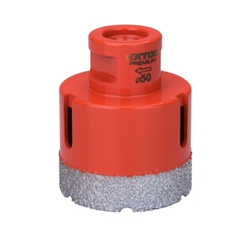 EXTOL PREMIUM 8801872 korunka vykružovací diamantová, O 50mm, závit M14