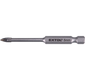 EXTOL PREMIUM 8801885 vrták na sklo a keramiku karbidový, O 5mm