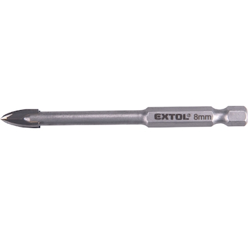 EXTOL PREMIUM 8801888 vrták na sklo a keramiku karbidový, O 8mm