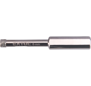 EXTOL PREMIUM 8801977 korunka vykružovací diamantová na sklo a keramiku, O 6mm