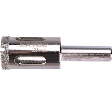 EXTOL PREMIUM 8801984 korunka vykružovací diamantová na sklo a keramiku, O 20mm