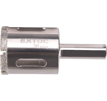 EXTOL PREMIUM 8801987 korunka vykružovací diamantová na sklo a keramiku, O 30mm