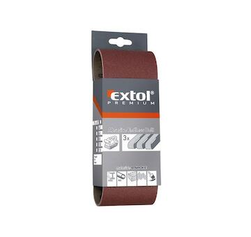 EXTOL PREMIUM 8803506 plátna brusná nekonečný pás, bal. 3ks, 75x457mm, P60