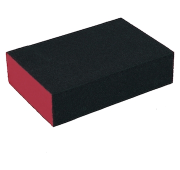 EXTOL PREMIUM 8803662 brusná houba, 100x70x25mm, P60, čtyřstranná, abrazivo-korund