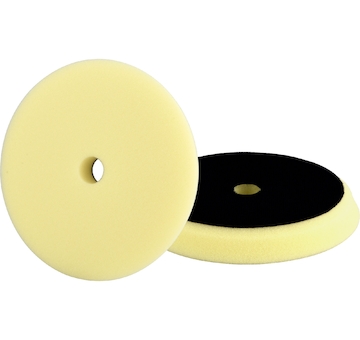 EXTOL PREMIUM 8804558 kotouč leštící pěnový, orbitální, T80, žlutý, 180x25mm, suchý zip 152mm